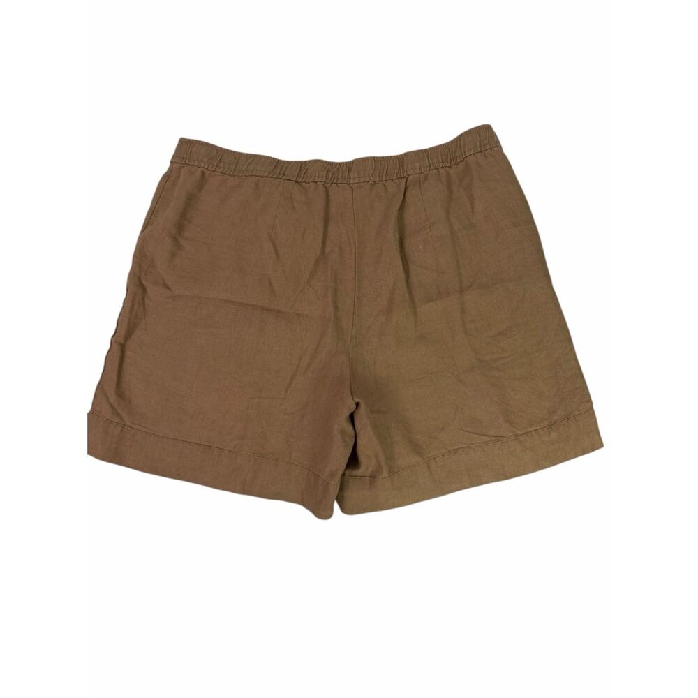 J. Jill Linen Pull On Shorts size Large